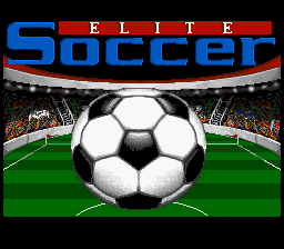 Elite Soccer Title Screen